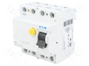 RCBO breaker; Inom: 25A; Ires: 300mA; Poles: 4; 415V; Mounting: DIN