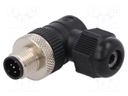 Plug; M12; PIN: 5; male; A code-DeviceNet / CANopen; for cable