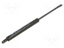 Gas spring; E: 265mm; Features: with welded steel eyes; Øout: 15mm