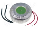 Transformer: toroidal; 100VA; 230VAC; 17V; 17V; 2.94A; 2.94A; 1.1kg