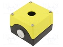 Enclosure: for remote controller; X: 85mm; Y: 89.4mm; Z: 64mm; metal