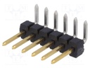 Pin header; pin strips; C-Grid III; male; PIN: 6; angled 90°; THT