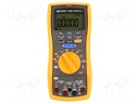 Digital multimeter; LCD 5 digits (60000); True RMS AC+DC; IP67