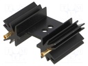 Heatsink: extruded; SOT32,TO220,TO3P; black; L: 25.4mm; 14K/W