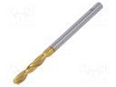 Drill bit; for metal; Ø: 2.8mm; L: 46mm; HSS-CO; film,separately