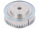 Belt pulley; T5; W: 16mm; whell width: 27mm; Ø: 62.85mm; aluminium