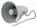 Loudspeaker; horn; 15W; 20Ω; 500÷5500Hz; Sound level: 110dB; IP66