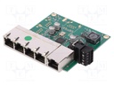 Industrial module: switch Ethernet; unmanaged; 5÷30VDC; RJ45