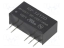 Converter: DC/DC; 1W; Uin: 10.8÷13.2V; Uout: 12VDC; Uout2: -12VDC