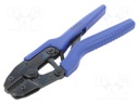 Tool: for crimping; ring tube terminal,non-insulated terminals