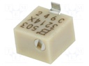 Potentiometer: mounting; vertical,multiturn; 50kΩ; 250mW; SMD