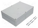 Enclosure: multipurpose; X: 254mm; Y: 361mm; Z: 111mm; TK PS; grey