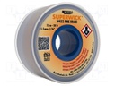 Tape: desoldering; halide-free,rosin,RMA,ROL0; W: 1.5mm; L: 15m