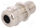 Cable gland; with long thread; M12; IP68; Mat: brass