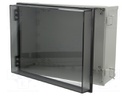 Enclosure: wall mounting; X: 300mm; Y: 400mm; Z: 180mm; CAB; grey