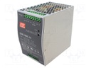 Power supply: DC/DC; 480W; 24VDC; 20A; 33.6÷67.2VDC; Mounting: DIN