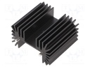 Heat Sink, Square, PCB, Black Anodized, 3.9 °C/W, TO-218, TO-220, TO-247, 42 mm, 38.1 mm, 25 mm