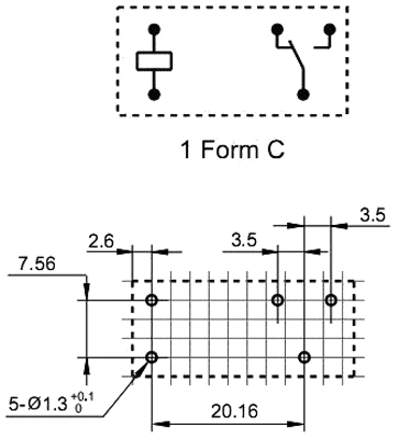 Relay: electromagnetic; SPDT; Ucoil: 24VDC; 10A/250VAC; 10A/24VDC