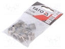 Threaded insert; stainless steel; M12; Pitch: 1,75; 10pcs.