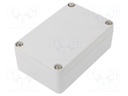 Enclosure: multipurpose; X: 64mm; Y: 98mm; Z: 35mm; S-8100; aluminium