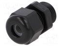 Cable gland; PG9; IP68; Mat: polyamide; black; UL94V-0