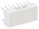 LED backlight; yellow; Lens: diffused,white; λd: 588nm; 26÷70mcd