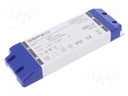 Power supply: switched-mode; LED; 60W; 12VDC; 5A; 220÷240VAC; IP20