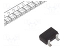 Transistor: NPN; bipolar; RF; 15V; 25mA; 0.28W; SOT323