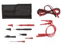 Test acces: kit; 300V; 5A; black,red