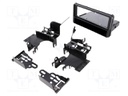 Radio mounting frame; Toyota; 1 DIN; black