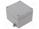 Enclosure: multipurpose; X: 75mm; Y: 80mm; Z: 57mm; ATEX; aluminium