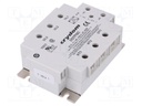 Relay: solid state; Ucntrl: 4÷32VDC; 50A; 48÷530VAC; 3-phase; IP20