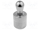 Side thrust pin; Øout: 16mm; Overall len: 33.7mm; Tip mat: steel