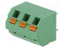 PCB terminal block; angled; 5.08mm; ways: 3; on PCBs; 0.2÷1.5mm2