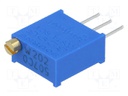 Potentiometer: mounting; multiturn; 2kΩ; 500mW; THT; ±10%; linear