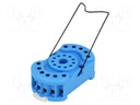 Socket; PIN: 11; 10A; 250VAC; Mounting: DIN,on panel; Series: 60.13