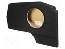 Car loudspeaker enclosure; MDF; black; textil; 15l; 250mm; 272mm