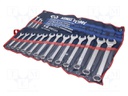 Wrenches set; inch,combination spanner; Pcs: 16