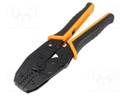 Tool: for crimping; insulated solder sleeves