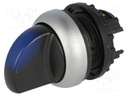 Switch: rotary; Stabl.pos: 1; 22mm; blue; Illumin: M22-FLED,M22-LED