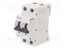 Circuit breaker; 230/400VAC; Inom: 20A; Poles: 2; DIN; Charact: B