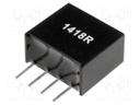 Converter: DC/DC; 1W; Uin: 4.5÷5.5V; 9VDC; Iout: 110mA; SIP4; 1.3g