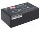 Power supply: switched-mode; modular; 60W; 15VDC; 87x52x29.5mm; 4A