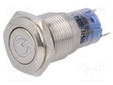 Switch: vandal resistant; Pos: 2; SPDT; 0.5A/220VAC; 1A/24VDC; IP40