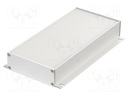 Enclosure: with panel; with fixing lugs; Filotec; X: 105mm; Z: 36mm