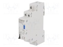 Relay: installation; bistable; NO; Ucoil: 24VDC; 17.6x90x65mm; 25A