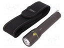 Torch: LED; No.of diodes: 1; 25/1000lm; Ø35x166mm; Colour: black