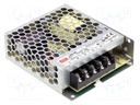 Power supply: switched-mode; modular; 51W; 15VDC; 99x82x30mm; 3.4A