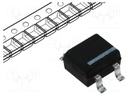 Bridge rectifier: one-phase; Urmax: 600V; MBS; Ifsm: 25A; If: 0.8A