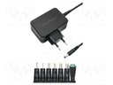Power supply: switched-mode; plug; 12VDC; 2.5A; 30W; Plug: straight